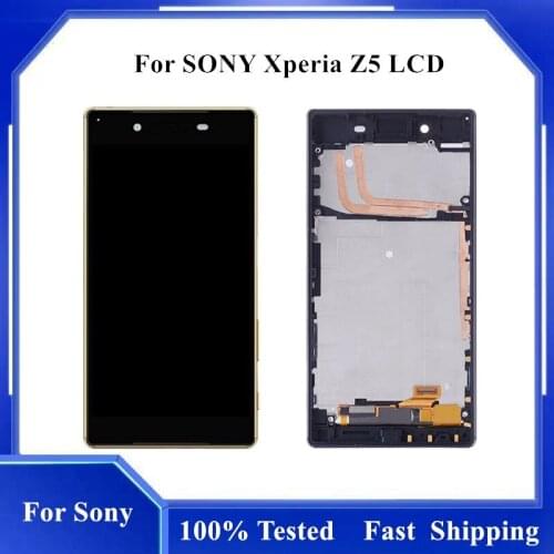5.2" LCD Screen For Sony Z5 E6653 E6603 E6633 E6683 LCD Touch Screen For SONY Xperia Z5 LCD Display Digitizer Assembly LCD