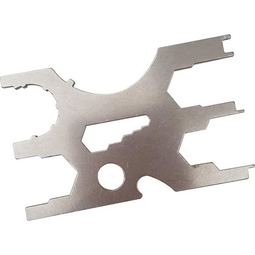 1 Pcs Stainless Steel Scuba Diving Multitool Diving Regulator Kits Screwdriver Set Credit Card Diving Equipment Repairing Tools