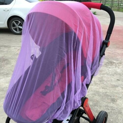 2020 Baby Stroller Mosquito Net Full Insect Cover Carriage Kid Portable Foldable Netting
