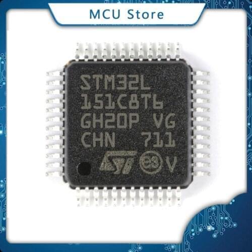 50PCS STM8L151C8T6 LQFP48 STM8L052C6T6 STM32L151C8T6A STM32L051C8T6 LQFP-48 STM8L STM32L STM8L151 STM32L151 In Stock IC chip