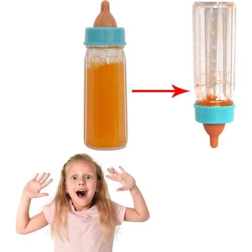 Bottle Liquid Baby Dolls Feeding Bottle Toy Strange NEW Toy Milk Children Gift MilkDisappearing Accessories Prop H5L3