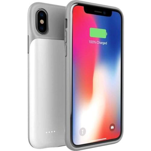 Charger Case For Iphone 8 X XS 7 7 Plus 4000mah Power Bank Cover Case For Iphone XS max Xr Ultra Slim External Battery Pack Case