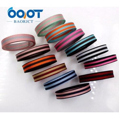 OOOT BAORJCT 1712301 10 mm 10 yards Two-color Double-sided Thermal transfer Printed grosgrain Wedding Accessories DIY material