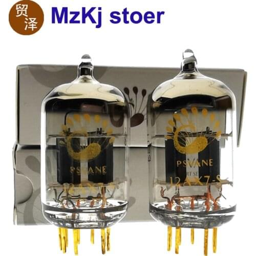 Hot New PSVANE Matched Pair 12AX7-S ECC83 12AX7 Vacuum Tube For Vintage HiFi Audio Tube Pre-amp Guitar AMP Replace 12AX7