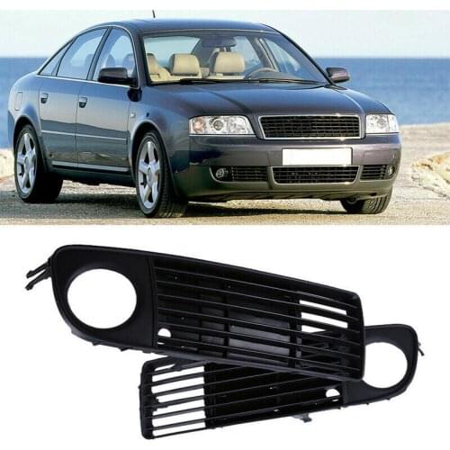 L/R Fog Lamp Bezel Wear-resistant Fog Light Grill 4B0807681S 4B0807682S for Audi A6 C5 98-01 Car Accessories Replacement Parts