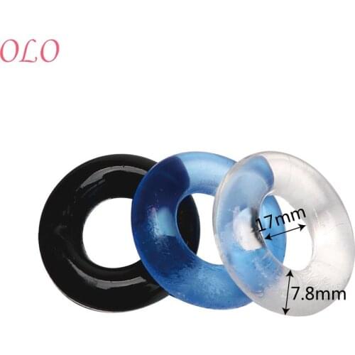 IKOKY Penis Sleeve Delay Ejaculation 3 pcs/set Sex toys for Men Male Penis Ring Silicone Multi-color Cock Ring Sex Products