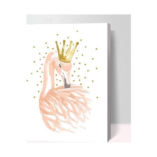 MaHuaf-A1302 Flamingo painting by numbers animal DIY digital oil painting on canvas hand painted coloring by numbers home decor