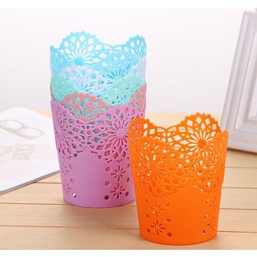 Multifunctional creative Makeup Brush Holder Rubbish Storage Desktop Ornament Crafts Storage Basket makeup organizer storage box