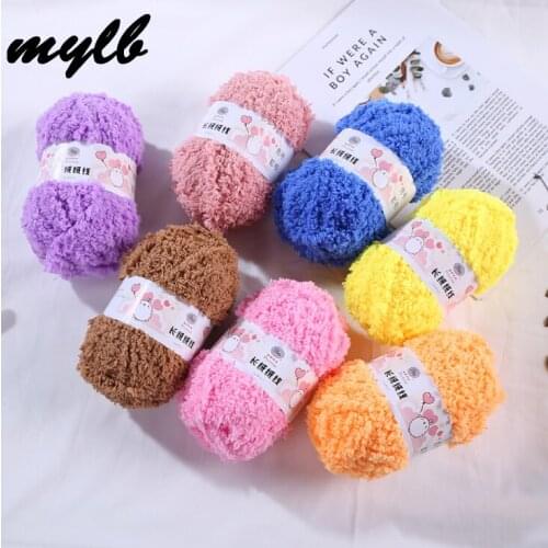 Mylb Soft Smooth High Quality Yarn for Baby Hand Knitting Colorful Wool Yarn Crochet Sweater Blanket Hat Scarf Socks DIY Needlew