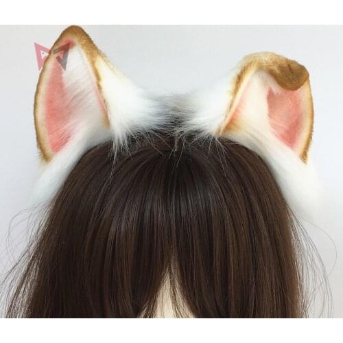 New Cat Bear Ears Hairhoop Cosplay Prop Headwear Hairband For Halloween Game Party Accessories