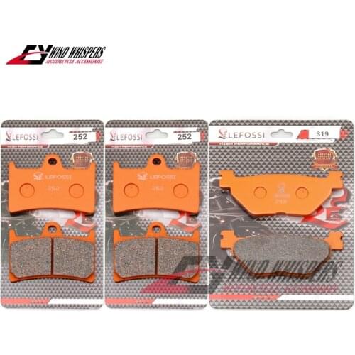 Metal sintering Front Rear Brake Pads For Honda CB-1 VT 250 CBR250 MC19 CB500F CB500X CBR500R 2013-2017 For Suzuki GW 250