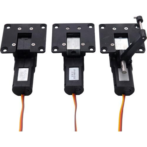 Servoless Retract with Metal Block Quad Electric Retractable Landing Gear PZ-15091M For RC Airpalne