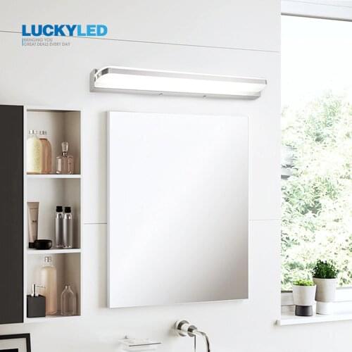 LUCKYLED Bathroom Light Fixtures Led Mirror Light 9w 40CM AC 85-265V Waterproof Modern Bathroom Lamp Sconce Wall Light for Home