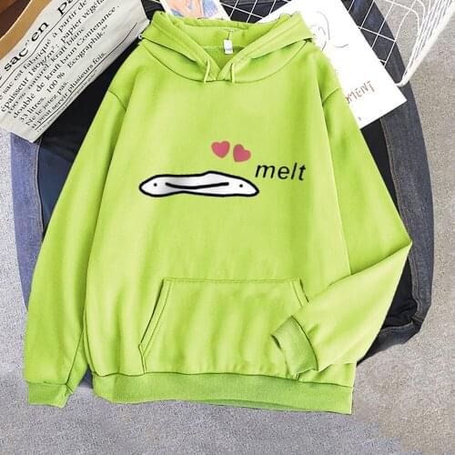 Korean Cartoon Dream SMP Melt Print Hoodie Oversized Sweatshirt Women/Men Clothes Unisex Streetwear Pulovers Harajuku Hoody