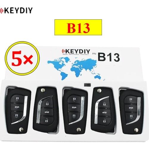 5pcs/lot KEYDIY B series B13 3 button universal KD remote control for KD200 KD900 KD900+ URG200 KD-X2 mini KD