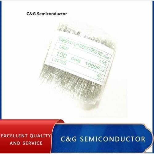 1000 PCS 1/6 1/8 WATT 2.2K OHM 1/8W 0.125W 5% carbon Film Resistors 2.2K (2.2K 1.5K 7.5K 3.3K 10K )