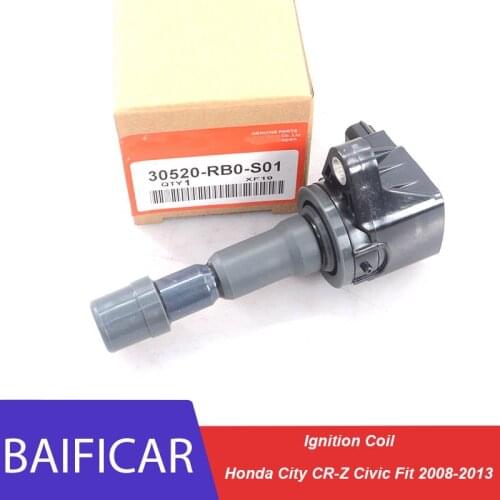 Baificar Brand New Genuine Ignition Coil 30520RB0003 For Honda City CR-Z Civic Fit 2008-2013