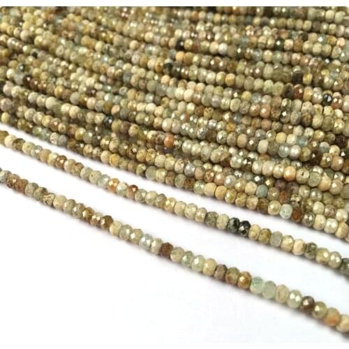 Natural Stone Beads High Quality Beads for Women Gifts Fashion Jewelry Making Necklace Bracelet Size 2x3mm