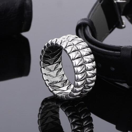 Ancient Silver color Men Biker Charm Bicycle Buddha Rings Female Buddhism Jewelry Motorcycle Tire Texture Boeddha Ring