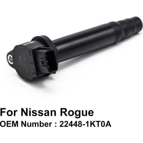 COWTOTAL Ignition Coil for Nissan Rogue 2.5L S, SL, SV, SV Premium Engine Code QR25DE OEM 22448-1KT0A 224481KT0A ( Pack of 4 )