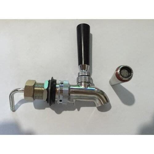 American style stainless steel slow pressure beer column tap/coffee faucet, Beer barrel connecting faucet kegerator tap homebrew