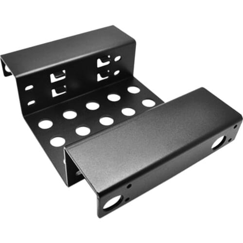 Hot 2-Bay 2.5-Inch to 5.25-Inch Adapter Bracket Hard Drive Caddy SSD Chassis Hard Drive Mounting Tray Caddy Bay
