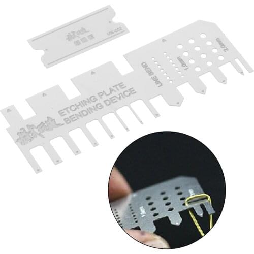 Stainless Steel Carving Ruler Hobby Model Craft Measuring Tools Apply to Gundam