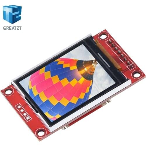 GREATZT 1.8 inch TFT LCD Module LCD Screen Module SPI serial 51 drivers 4 IO driver TFT Resolution 128*160 For Arduino