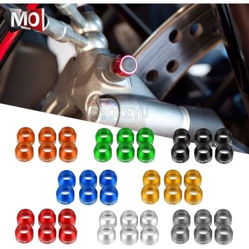 Motorcycle Universal Billet Bleed Valve Cover Kit For SUZUKI GS550 GSX550E GV700 VS700 GSX 600F 750F Katana RF600R RG500 GS300