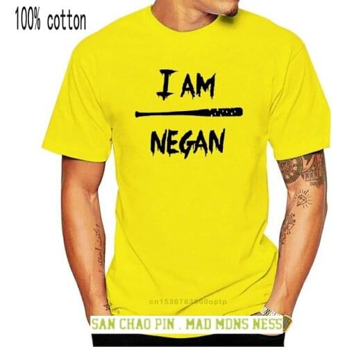 Men t shirt I Am NEGAN Negan Summer Tops to 3XL t-shirt novelty tshirt women