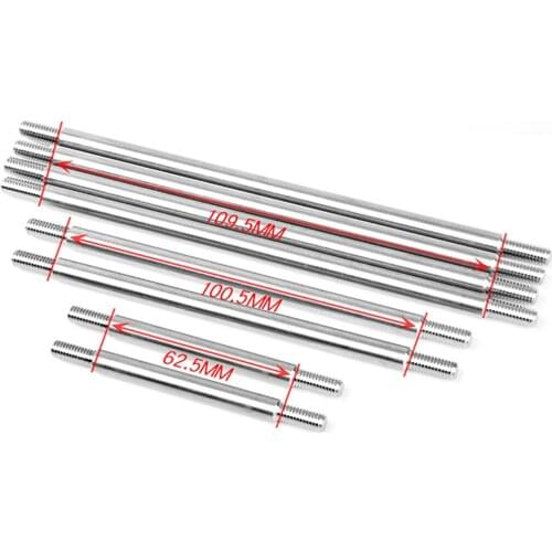 8pcs Metal Chassis Link Rod Kit for TRX-4 Blazer/TRX-4 SPORT/TRX-4 Series 313mm Wheelbase RC Crawler Car Stainless Steel Parts