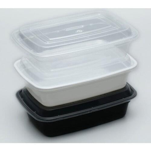 750ml 1000ML Disposable Food Bento Box Take Out Case Rectangle Shape Food Container for Cake Food Holder 50pcs/lot