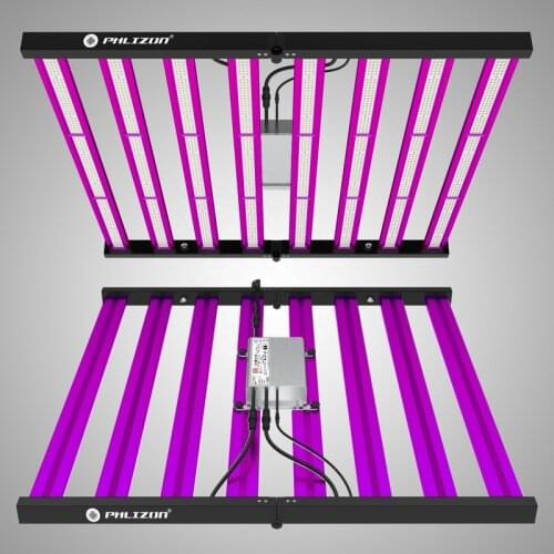 Phlizon 640W indoor plant light high-efficiency Samsung lm301b 561c 3000K 6500K 660nm far red led full-spectrum growth light bar