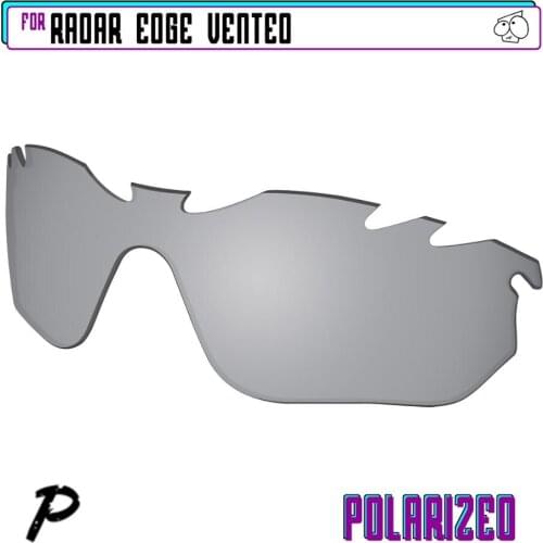 EZReplace Polarized Replacement Lenses for - Oakley Radar Edge Vented Sunglasses - Silver P