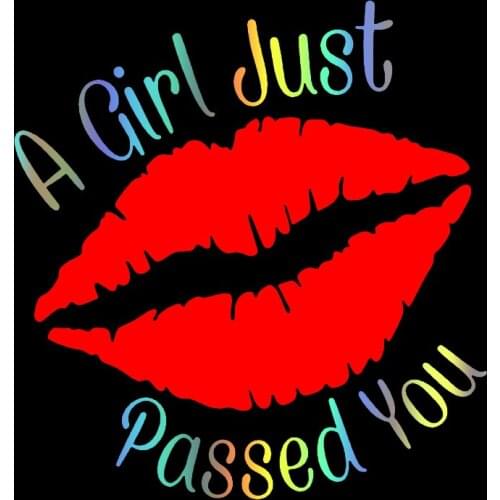 S51343# Various Sizes/Colors Car Stickers Vinyl Decal Ladys Girl Women Mouths Love Motorcycle Decorative Accessories Creative