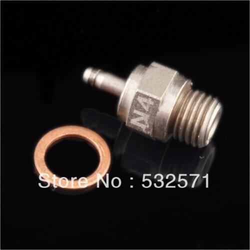 1PCS NEW HSP Original Parts Nitro 18 21 Hot Engines Super Platinum/Iridium Spark Glow Plug For RC Model Nitro Car 70117 N4 No.4