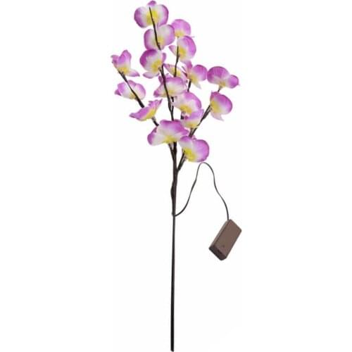 LED Branch PVC Super Bright Phalaenopsis Lifelike Party Decor Tree Lights
