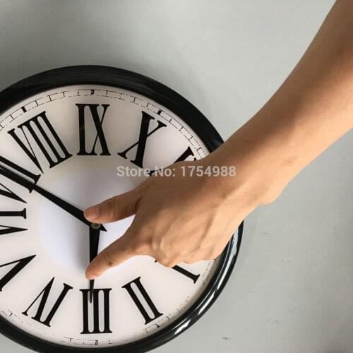 Takagism game Real life escape room game prop Magic clock props vintage clock put the right time to unlock