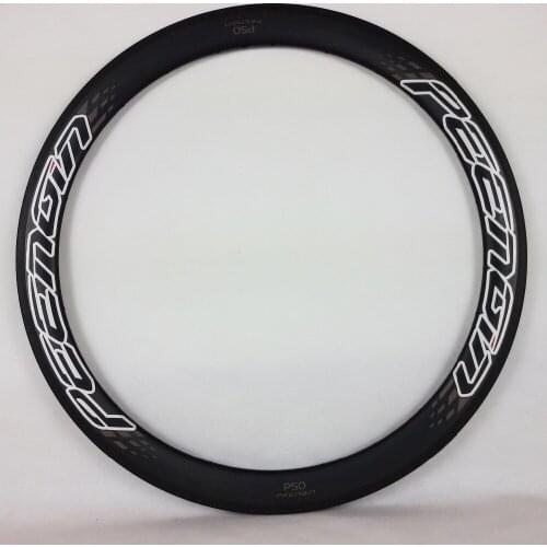 Carbon bike rims PEENGIN Chinese brand P50 sticker tubular tire 25X50mm no tax way shipping method to European country in stock