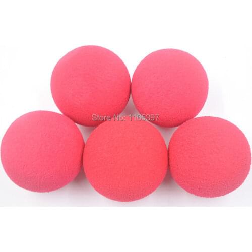1set 5pc fun soft rubber foam ball kids tennis play children teenage PE physical training team sports activity game toy