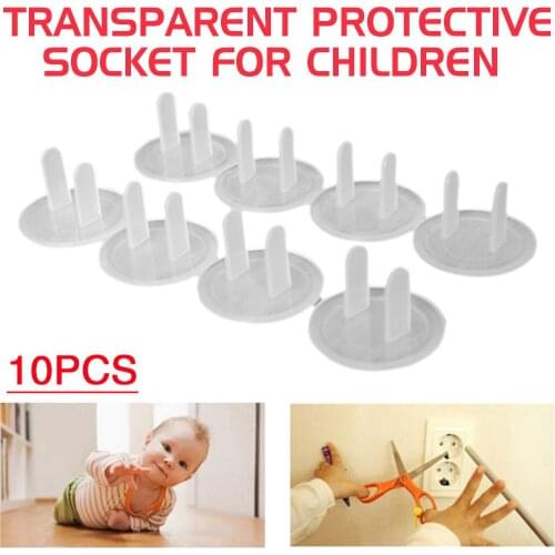 10pcs/lot Electric Anti Shock Plugs Protector Cover US Power Socket Electrical Outlet Baby Kids Child Safety Guard Protection