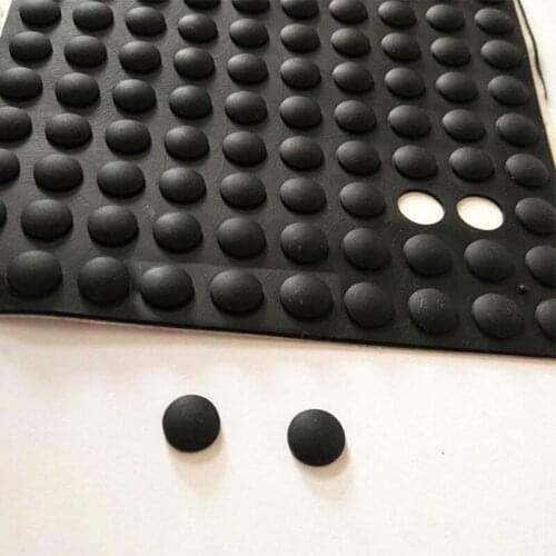 100PCS 7.8*2.3MM SELF ADHESIVE SOFT ANTI SLIP BUMPERS SILICONE RUBBER FEET PADS SHOCK ABSORBER CABNET SILENCER