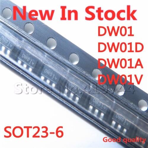 100PCS/LOT Quality 100% DW01 DW01D DW01A DW01V SOT23-6 mobile power lithium battery protection chip In Stock New Original