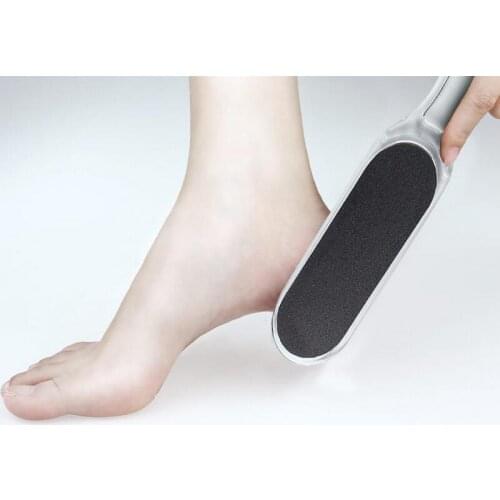 2pcs Foot Dead Skin Scrubber Exfoliator Cuticle Remover File Pumice Stone Grinding Callus Scissor Foot Care Skin Care Sale