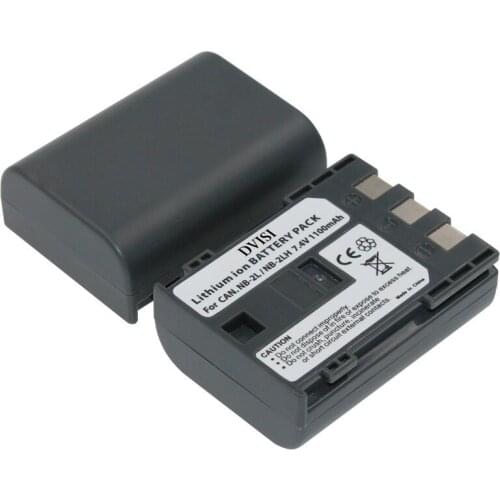 2Pcs/lot 7.4V 1.1Ah NB2L NB-2LH Replaceable Battery for Canon G9 Rebel XTi G7 HV-20 ZR-850 S30 HV-40 350D 400D G7 G9 S30 S40 z1