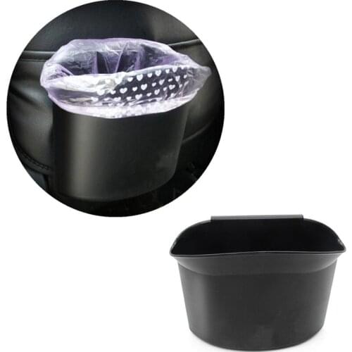 22*17.5cm Large Capacity Car Trash Can Hanging Automobile Side Door Storage Bin for Vehicle Rubbish Organizer Holder Supplies