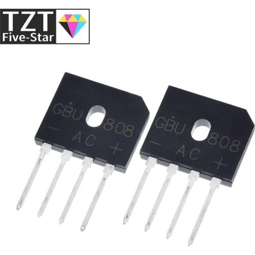 5Pcs GBU808 800V 8A power Diode Bridge Rectifier
