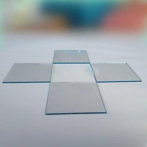 50x50x1.1mm 17 ohm/sq 50pcs Lab Transparent Conductive Glass Fluorine Doped Tin Oxide (FTO) Coated Glass
