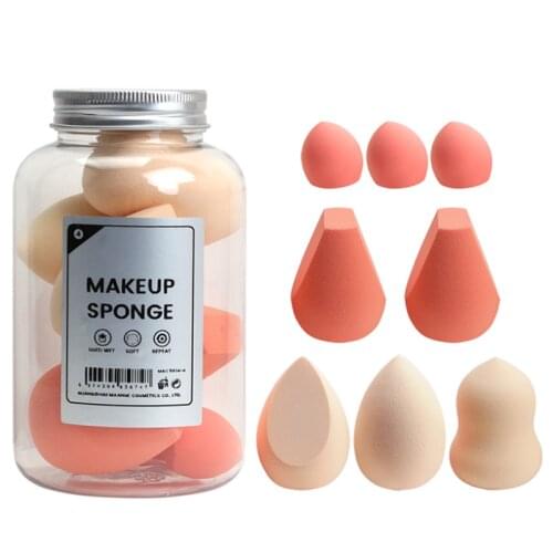 8 Pcs Face Foundation Liquid Beauty egg Makeup Puff Highlight Blush Concealer Water-Drop Shape Sponges Cosmetic Puff Makeup Tool