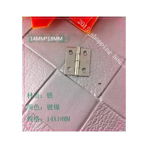A012 Hardware accessories Wooden packing box accessories small mini hinge rectangular flat sheet 14mm*18mm